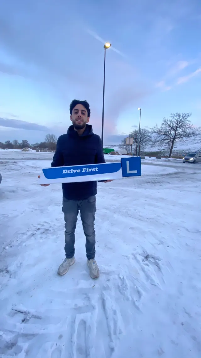 Kessim is geslaagd bij Drive First
