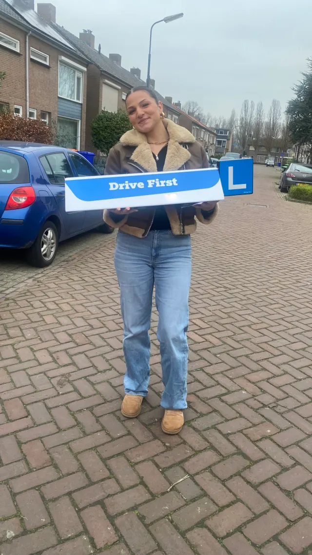 Lieke is geslaagd bij Drive First